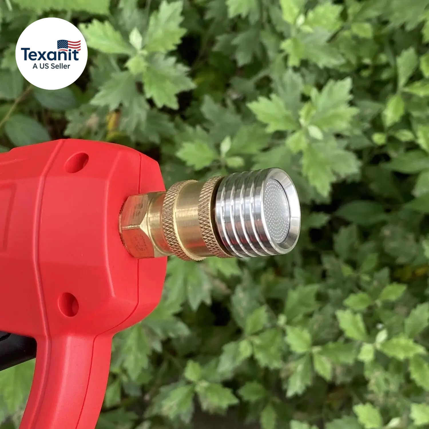 Pressure Washer Tips Spray Nozzle Soft Rain Shower Head Sprinkler with 1/4 Quick