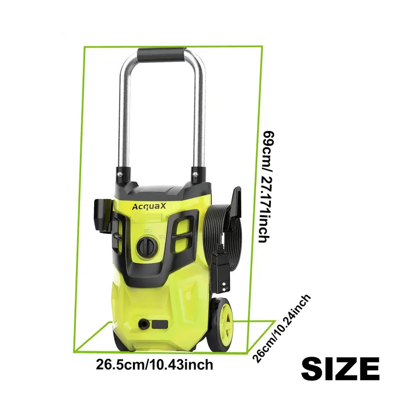 Acquax Electric Pressure Washer 3800 PSI 2 GPM High Pressure Washer Power Washer