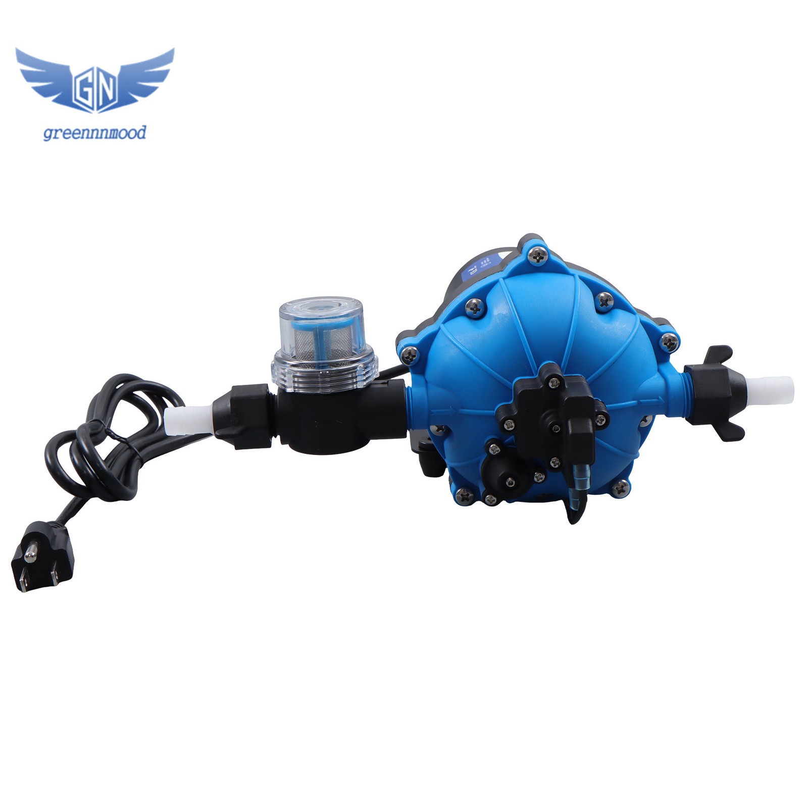 Water Pressure Booster Diaphragm Pump 5-chamber 110V AC for House 80PSI 6GPM