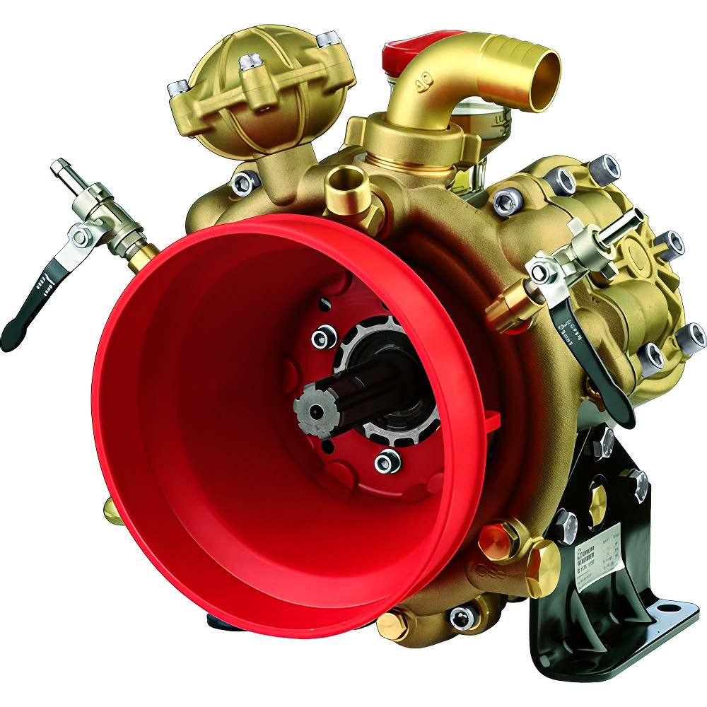 AR Annovi Reverberi BHS120-C/C Diaphragm Pump 29.8 GPM 725 PSI 550 RPM Brass