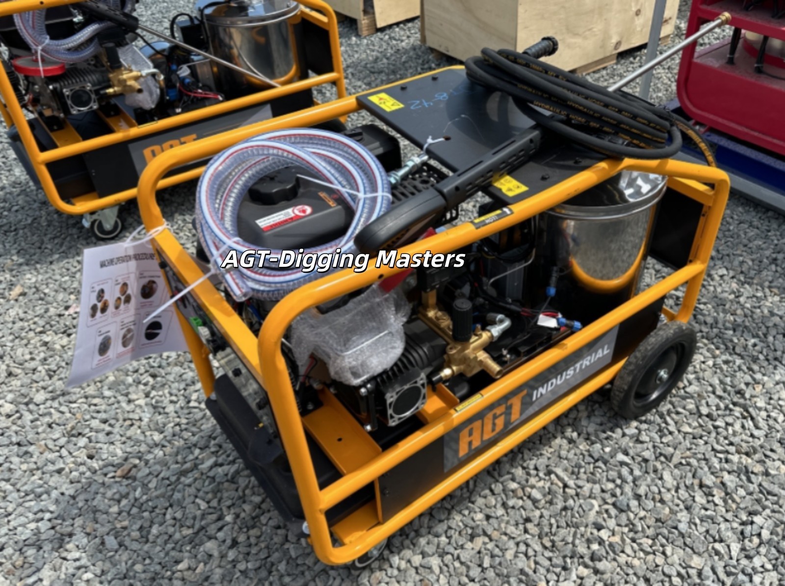 AGT 3000 Psi 6.5HP Hot Water High Pressure Washer Machine Diesel Burner USA SPOT