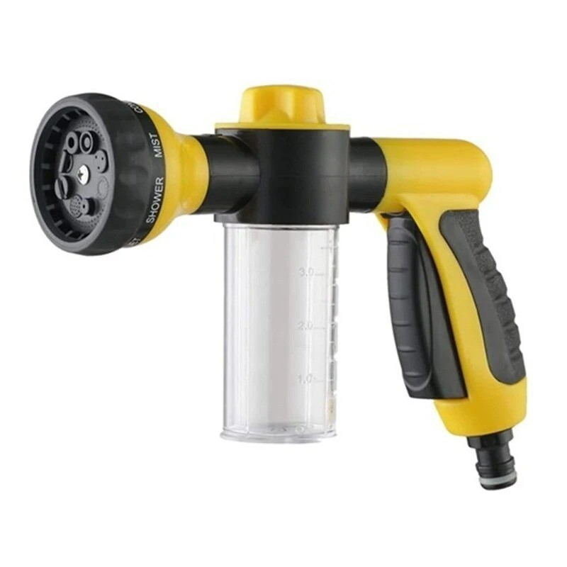 Automatic Foam Water Gun High Pressure Nozzle Jet Car Wash Hose Cleaning Tool