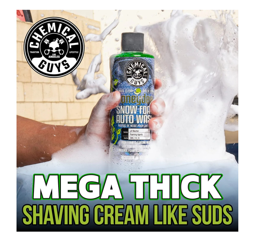 Car Wash Snow Foam Shampoo Pressure Washer Jet Gun Soap Cleanser Cannon 16 Oz