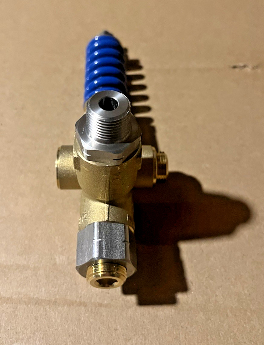 4KHP Pressure Washer Bypass Unloader Valve 3/8” Inlet/outlet Ports 10gpm 4500psi