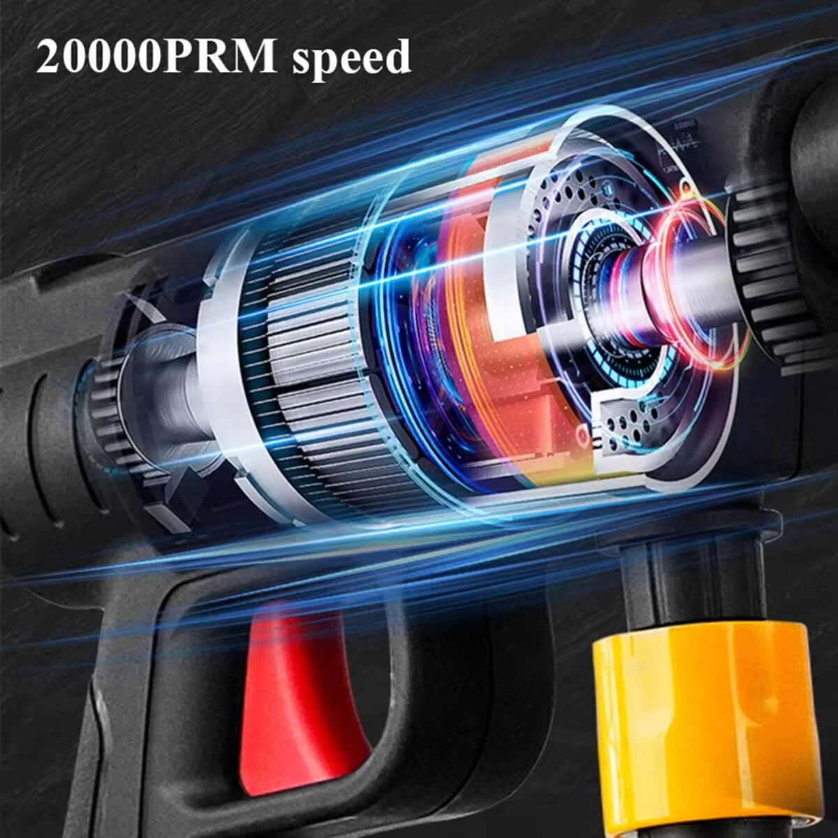 Portable Cordless Electric High Pressure Water Spray Gun Car Washer Yard Cleaner