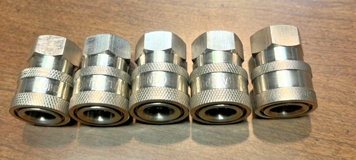 1/4″ Quick Coupler Pressure Washer Socket Stainless Steel (5 Pack) NPT