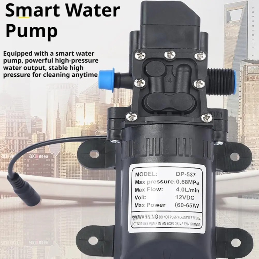 12V Portable High Pressure Car Washer Gun Electric Car Washing Machine Pump Wate