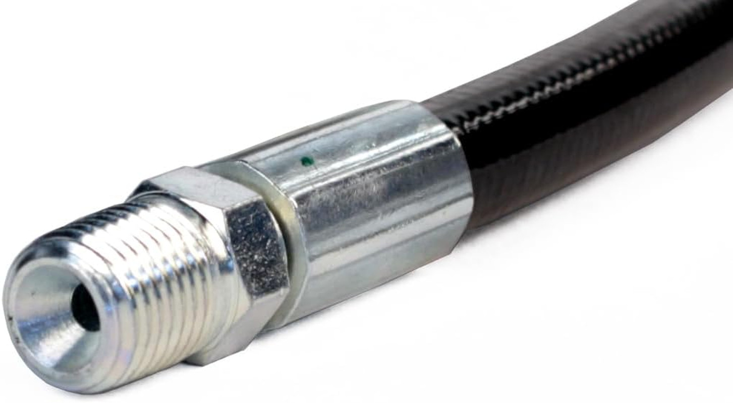 High-Pressure Sewer Jetter Kit 100′ Hose & Nozzle 4000 PSI for Drain Cleaning