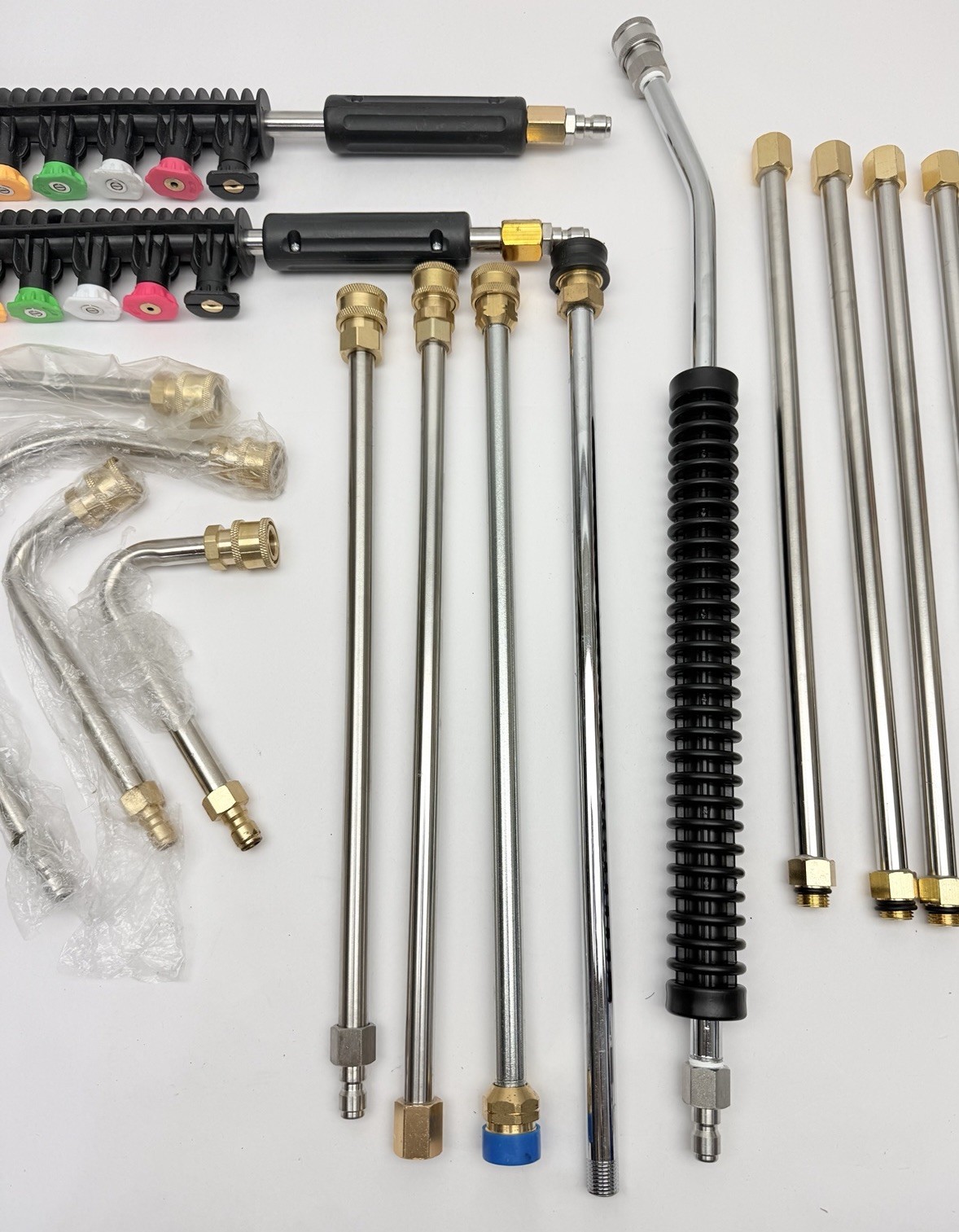 Lot of 16 Pcs, Pressure Washer Extension, Nozzles, Tips And More