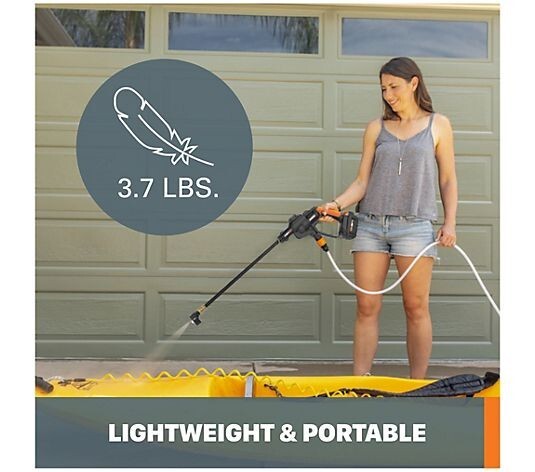 👀》🔥Worx Hydroshot 20 V Portable Power Cleaner, Accessories》WG620.1》320 PSI 🆕️