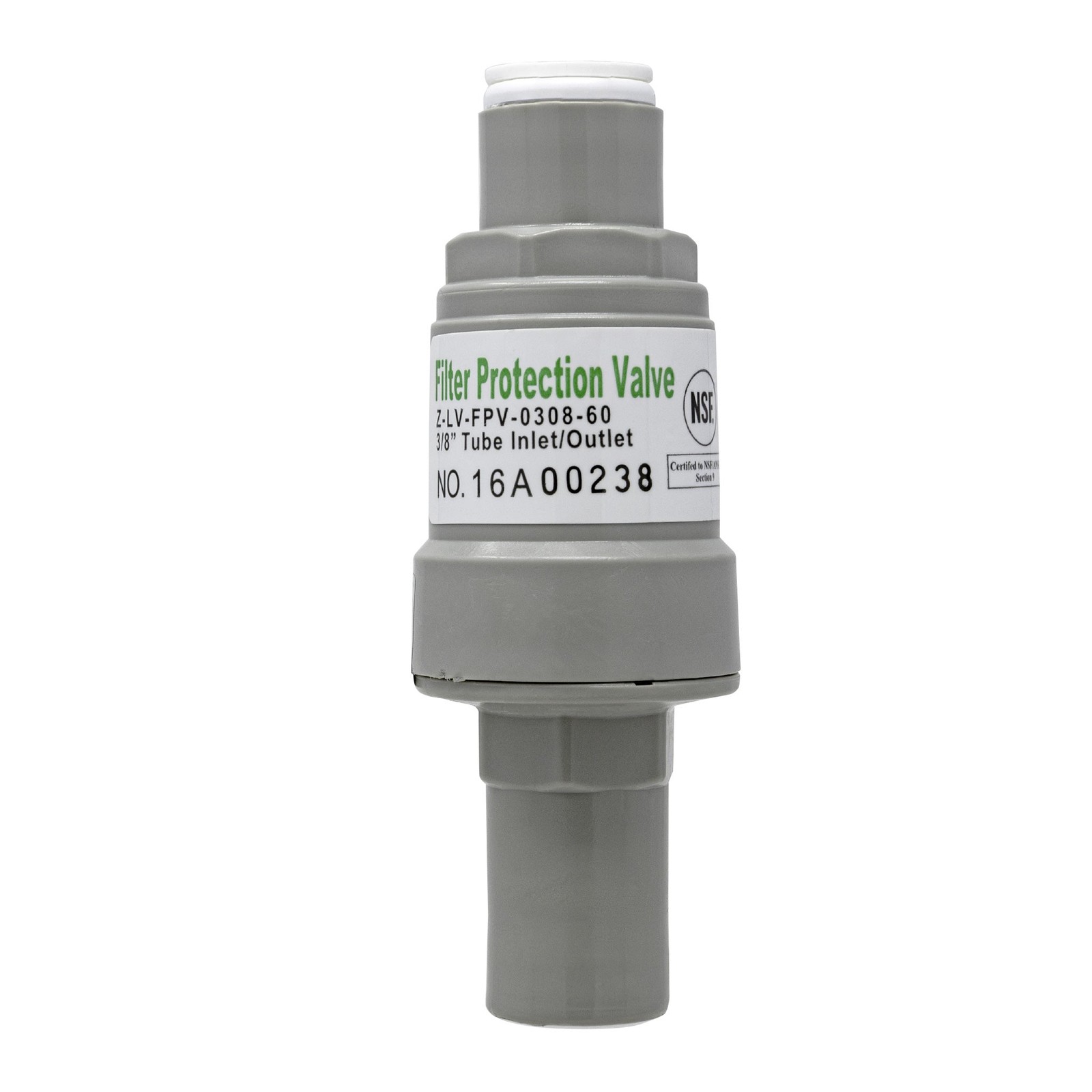 Quick Connect Pressure Regulator. 3/8″ QC. 60 PSI. Certified by NSF.