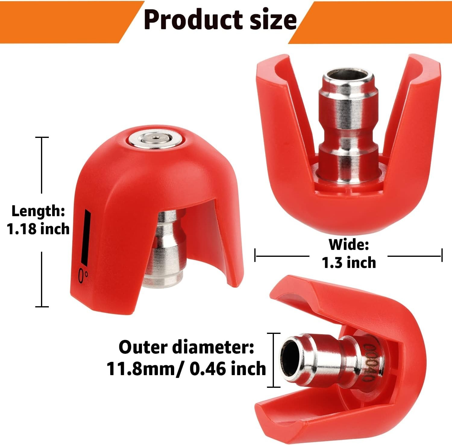 Versatile 5-Piece Quick Connect Nozzles for Sun Joe – Easy Installation and Use