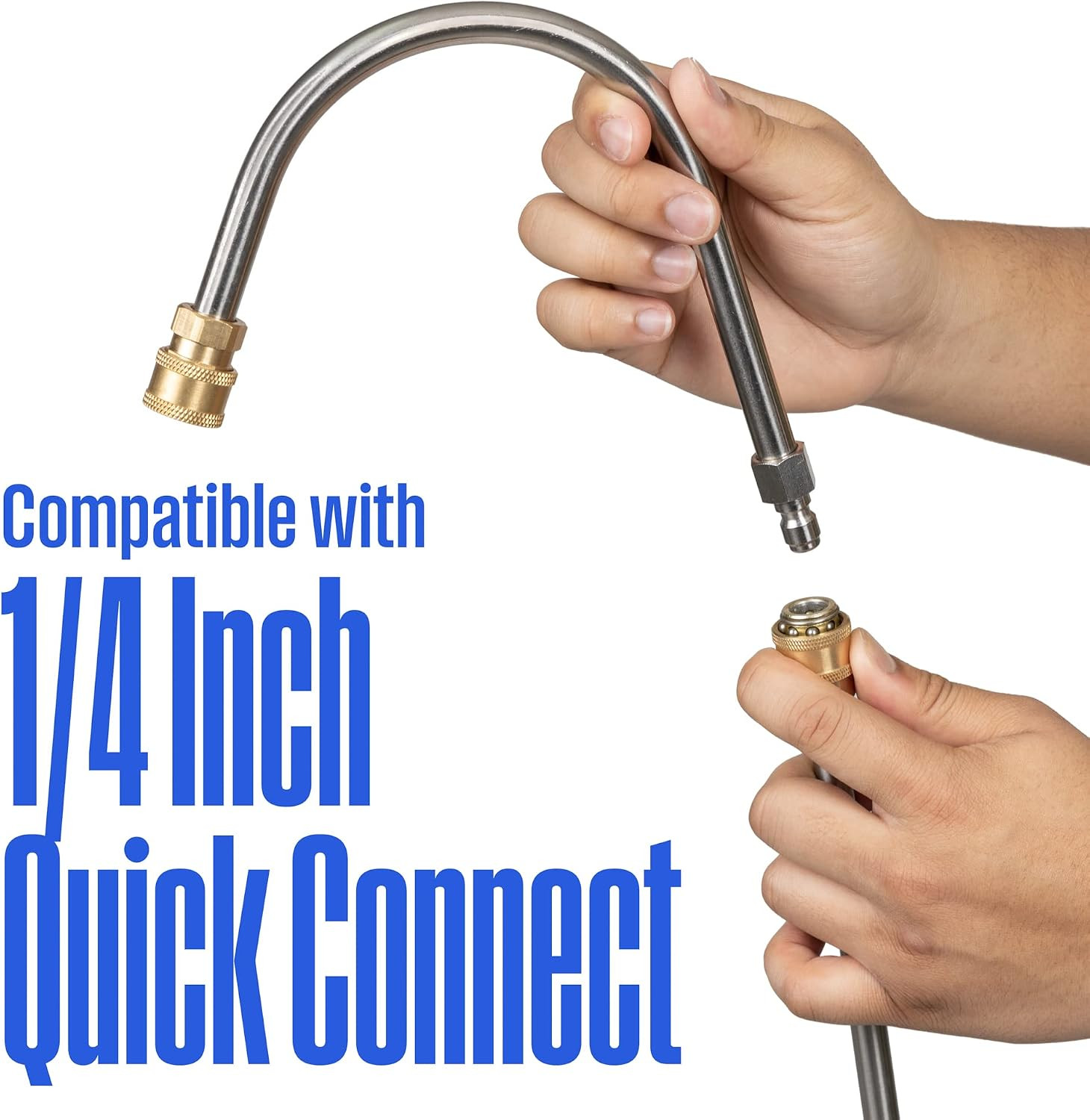 Westinghouse 13” Pressure Washer Gutter Cleaner Wand – 3600 Max PSI, 1/4” Connec