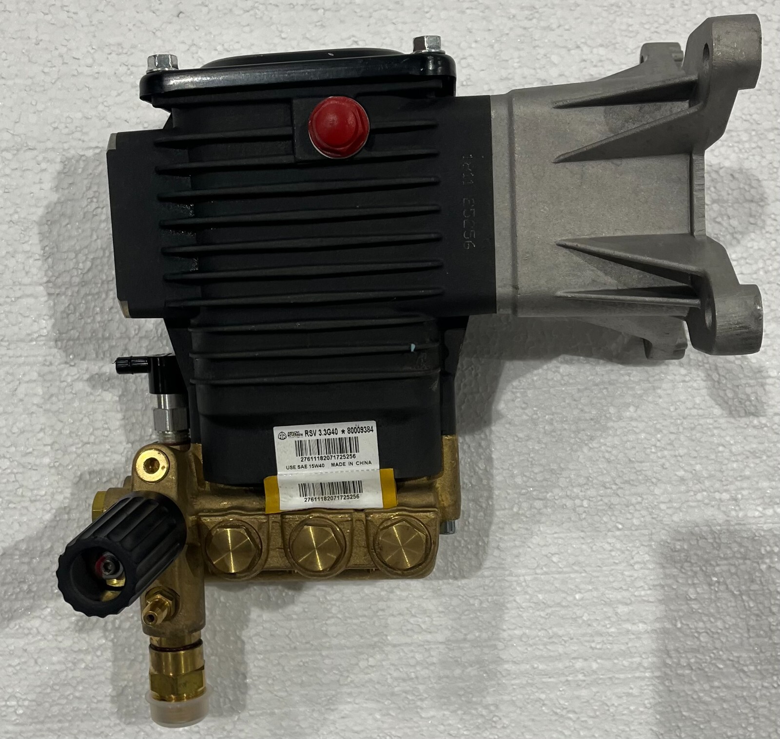 Annovi Reverberi Pressure Washer Horiz Triplex Pump 4000psi 3.3 GPM RSV3.3G40