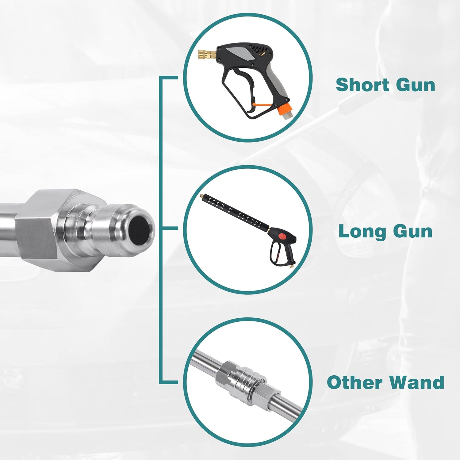 120 Inch Pressure Washer Wand – Power Washer Extension Wand Replacement – Univer