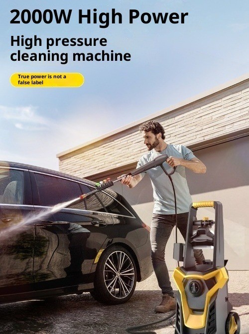 Car Wash Home-Use 220V High-Pressure Water Pump Powerful Cleaning Machine