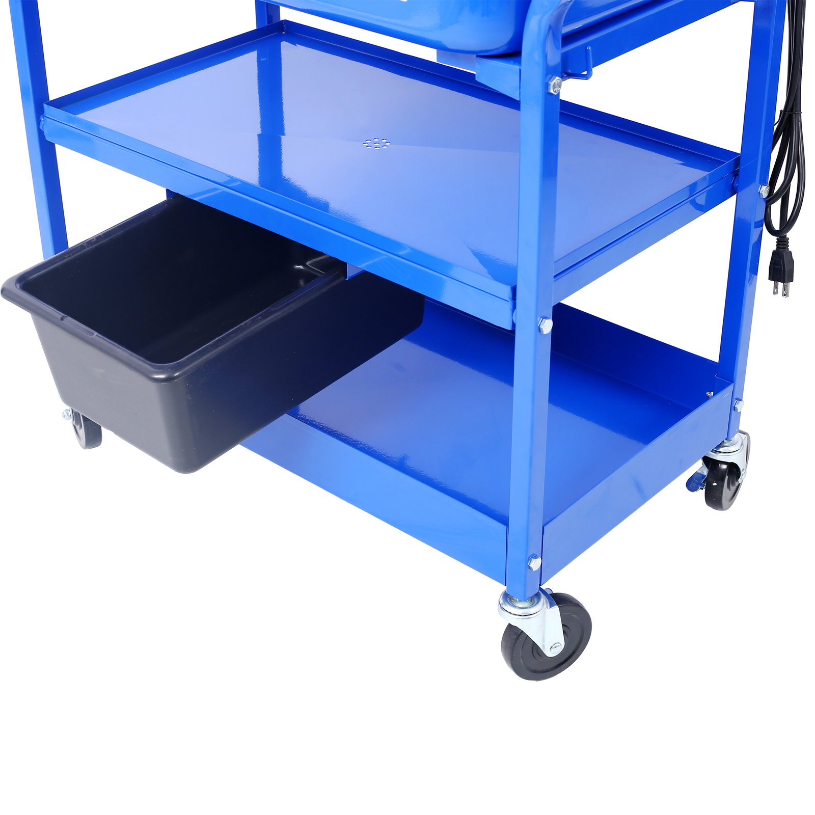 Mobile Parts Washer 20 Gallon Portable Cleaner for Use w/ Water Based Cleaning