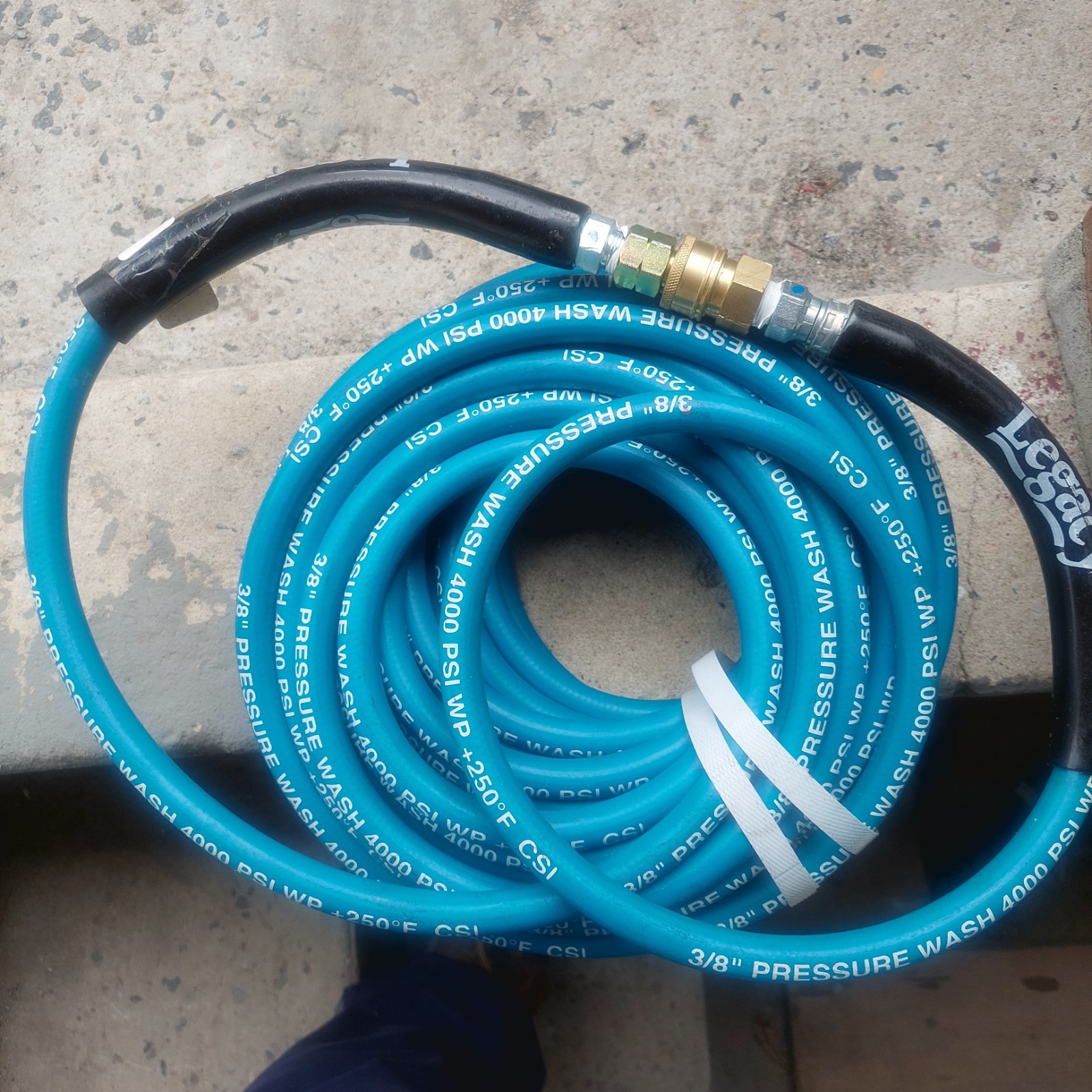Legacy Non-Marking Pressure Washer Hose, 50 ft. x 3/8″, 4000 PSI with QC