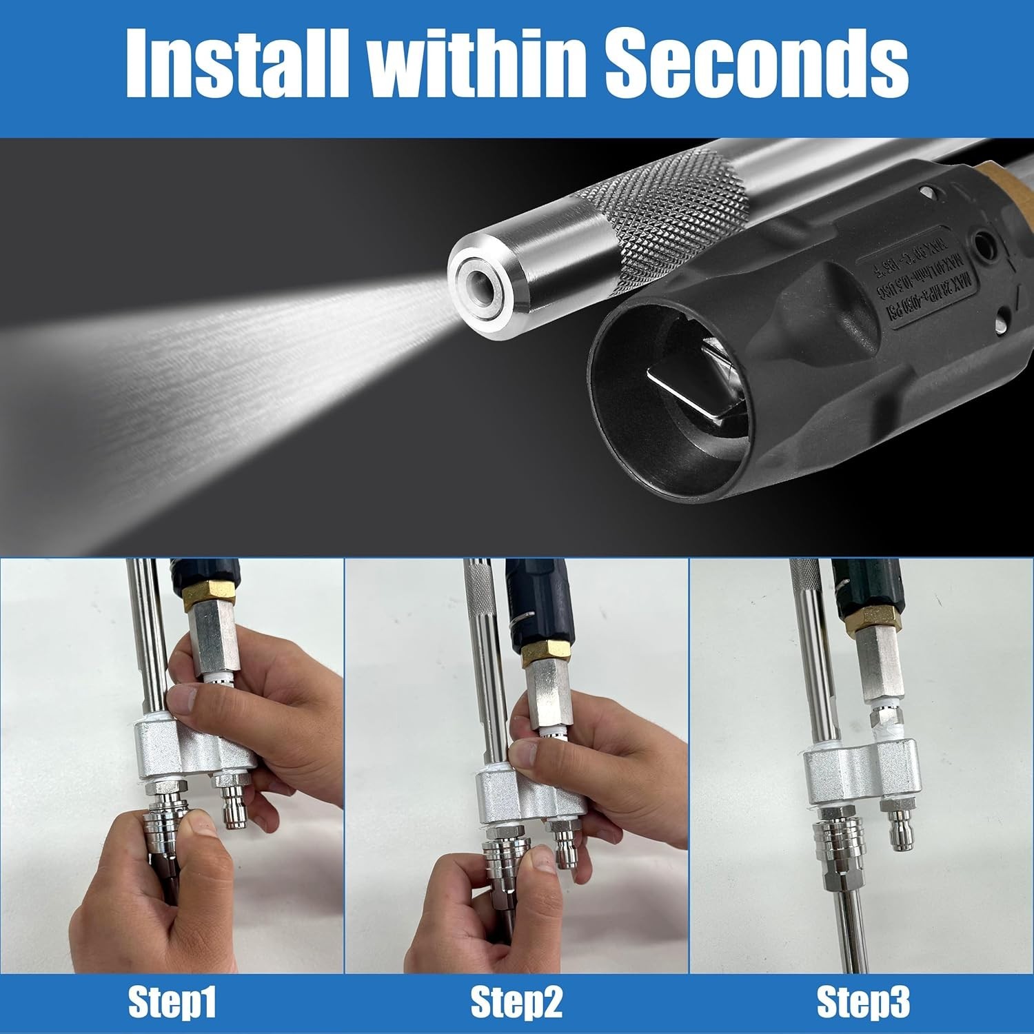 Corrosion Resistant Twist Nozzle for Remote Cleaning