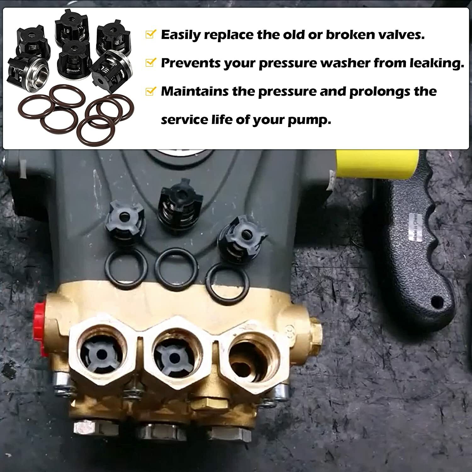 AR1828 Check Valve Kit & AR1857 Pressure Washer Packing Kit for Annovi Reverberi