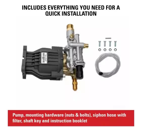OEM Technologies 90029 Replacement Pressure Washer Pump Kit, 3400 PSI, 2.5 GPM,