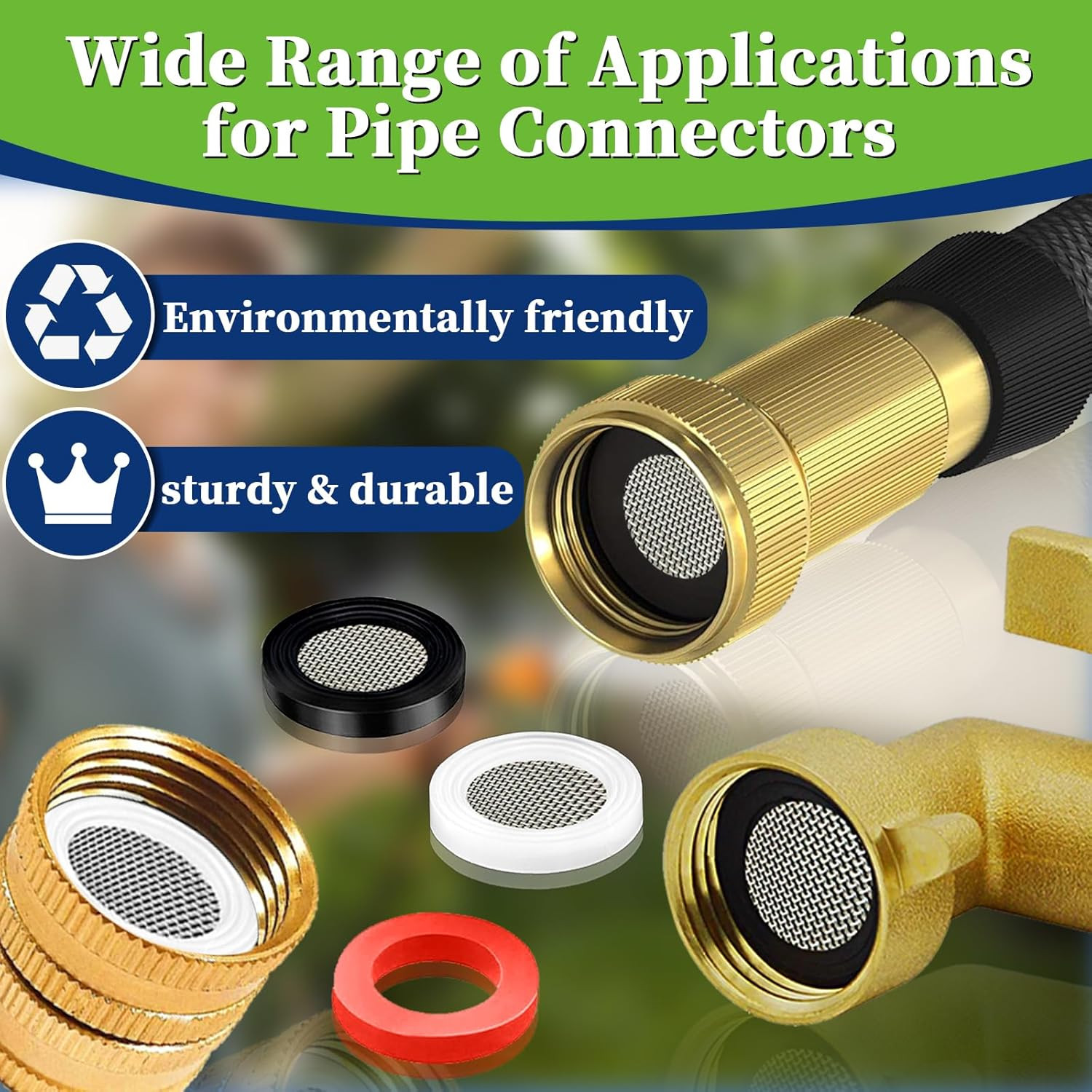 Faucet Washer and Hose Gasket Assortment Kit Rubber Spigot Tap Plumbing Repair