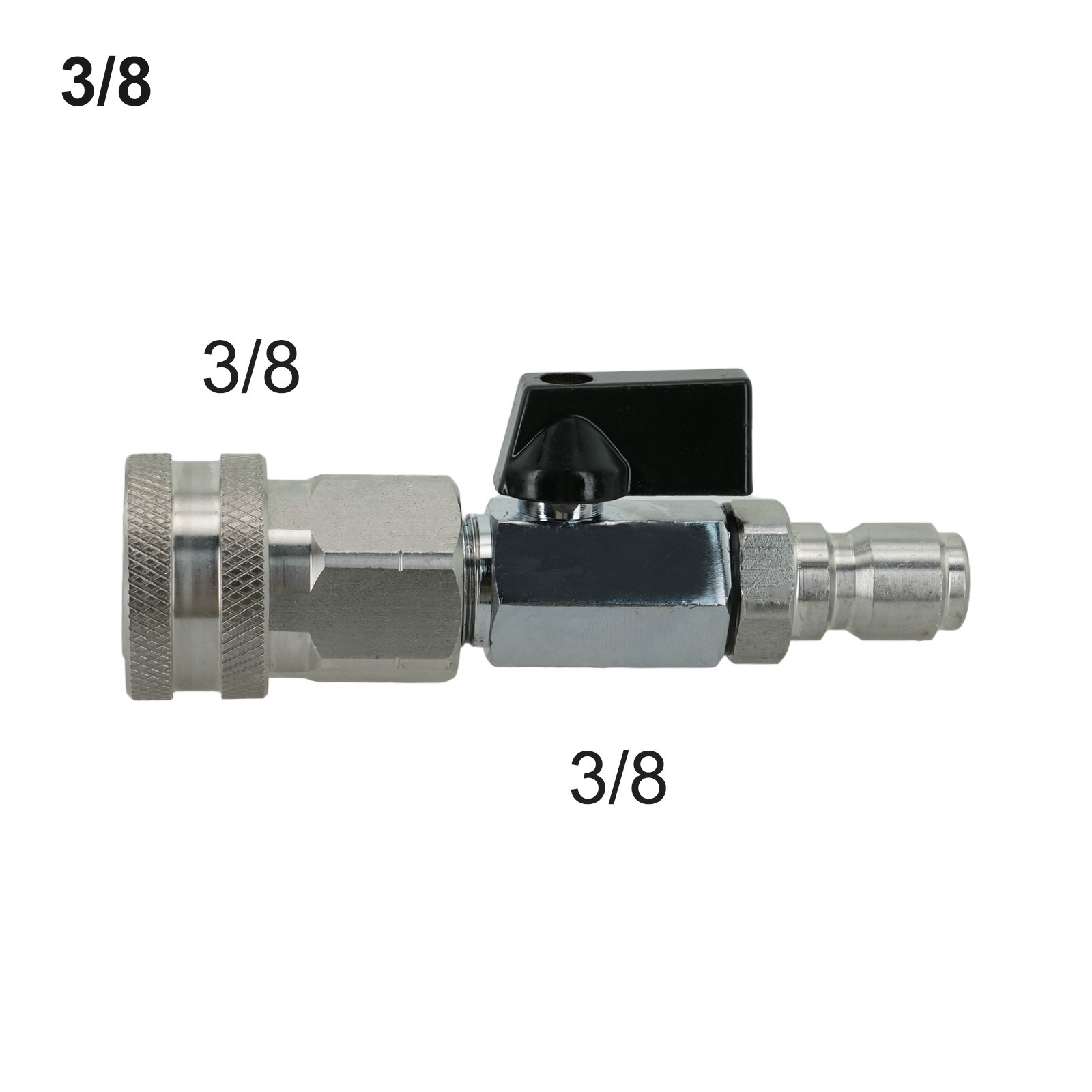 Compact and Efficient 38in High Pressure Washer Ball Valve Adapter Kit