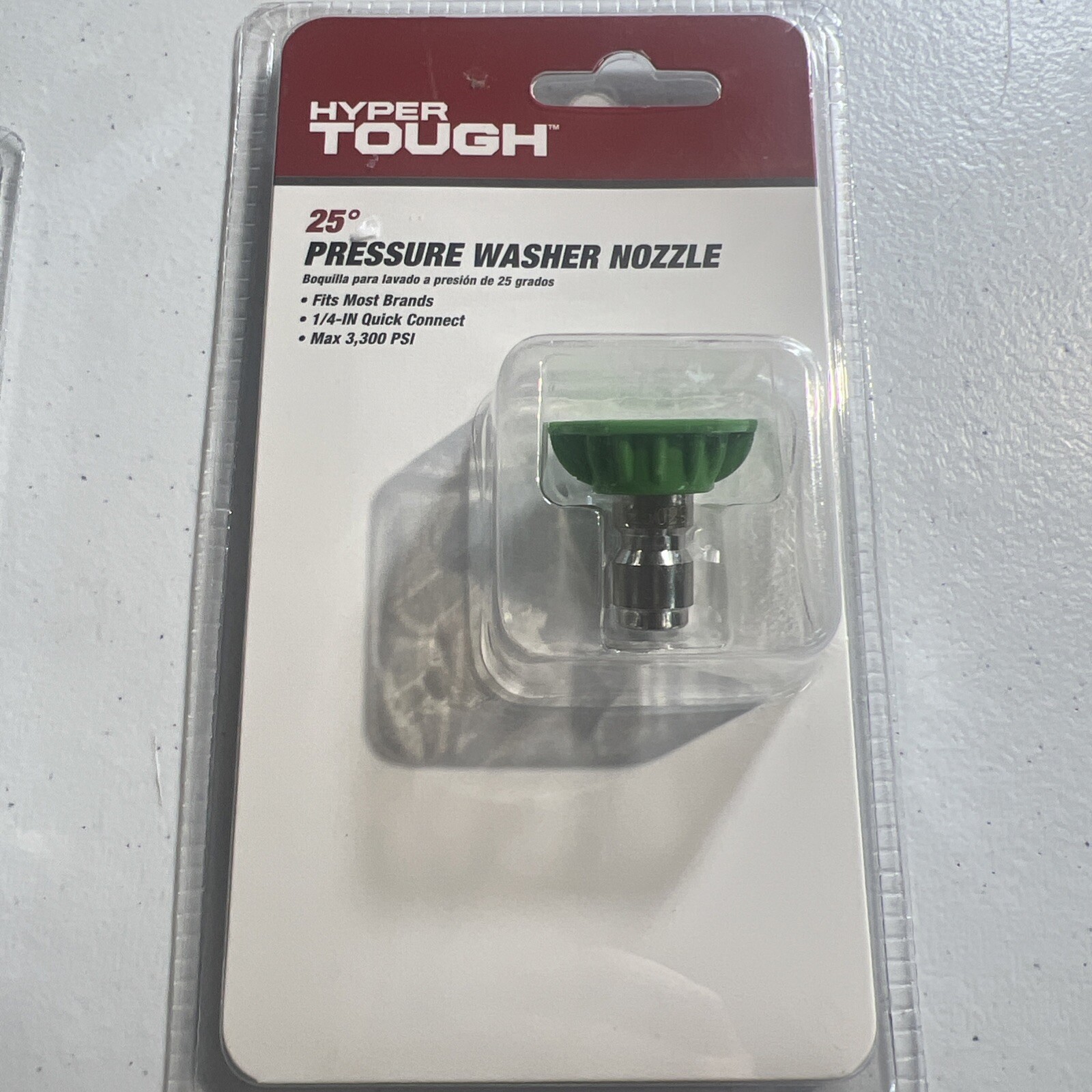 Hyper Tough 25 Degree Pressure Washer Nozzle 1/4″ Quick Connect