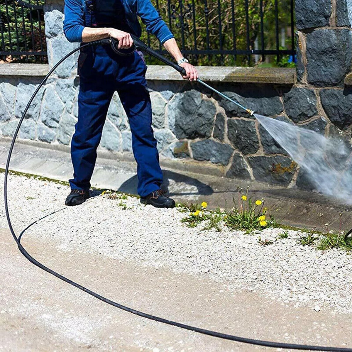 High Pressure Washer Hose 8m/26ft 5800PSI M22-14mm Power Washer Extension Tube