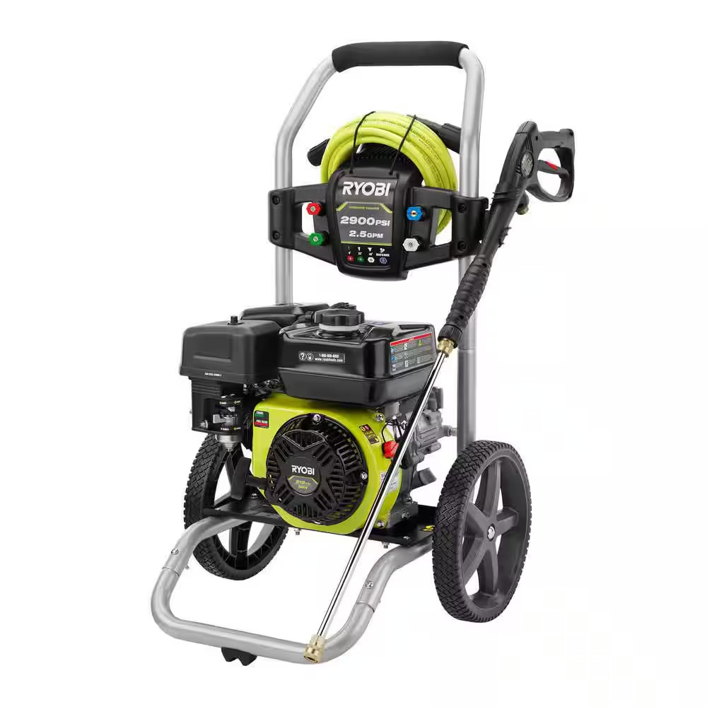 2900 PSI 2.5 GPM Cold Water Gas Pressure Washer with 212Cc Engine