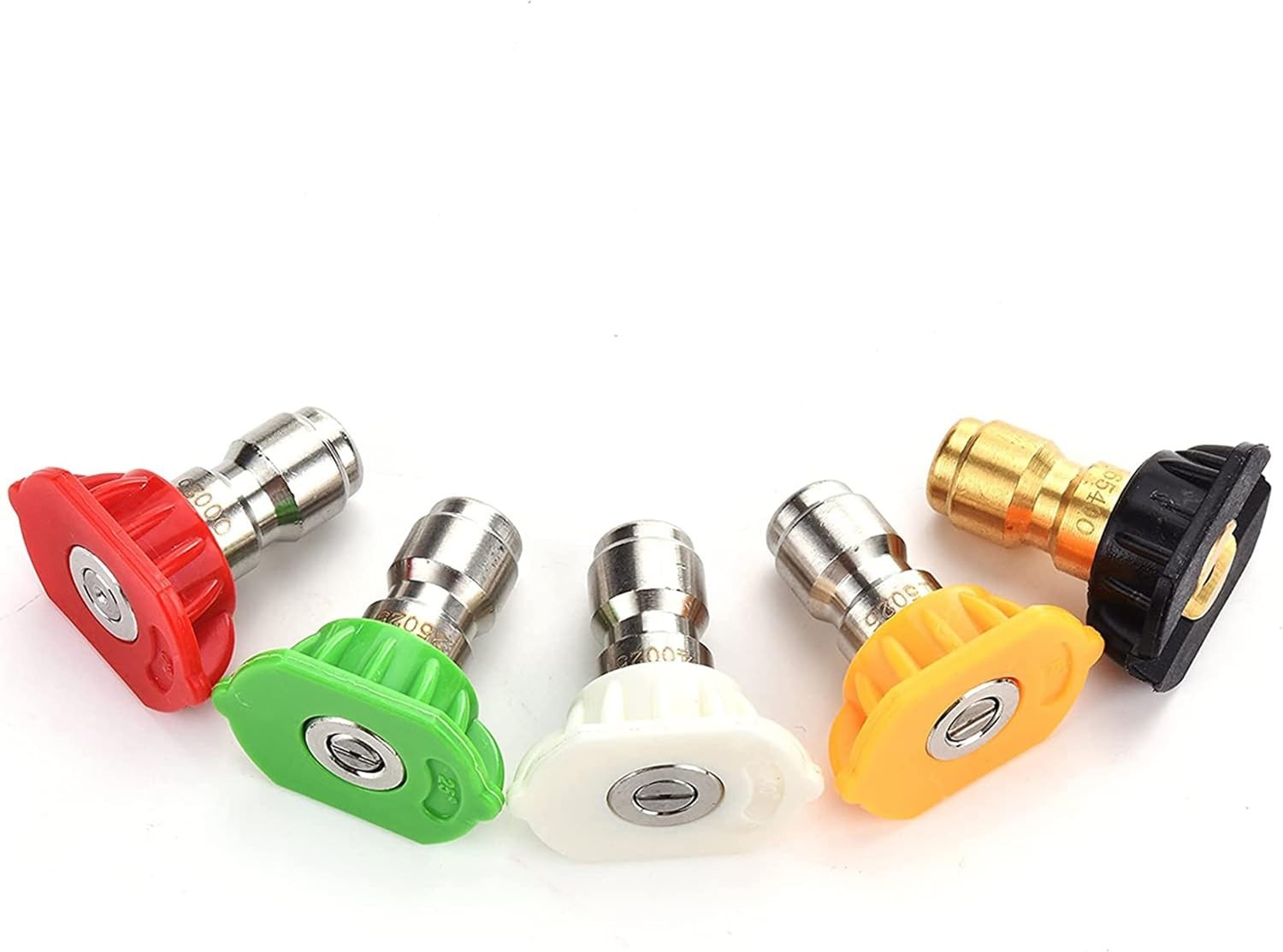 Pressure Washer Nozzle Tips Multiple Degrees, 1/4 Inch, 2.5 GPM | Power Washe…