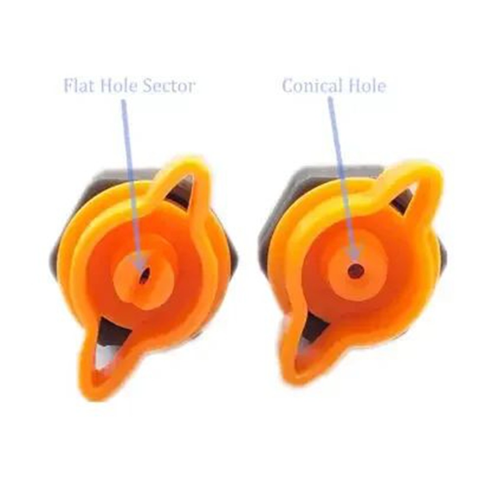 Plastic Fan Quick Removal Spray Cleaning Corrosion Resistant Nozzle