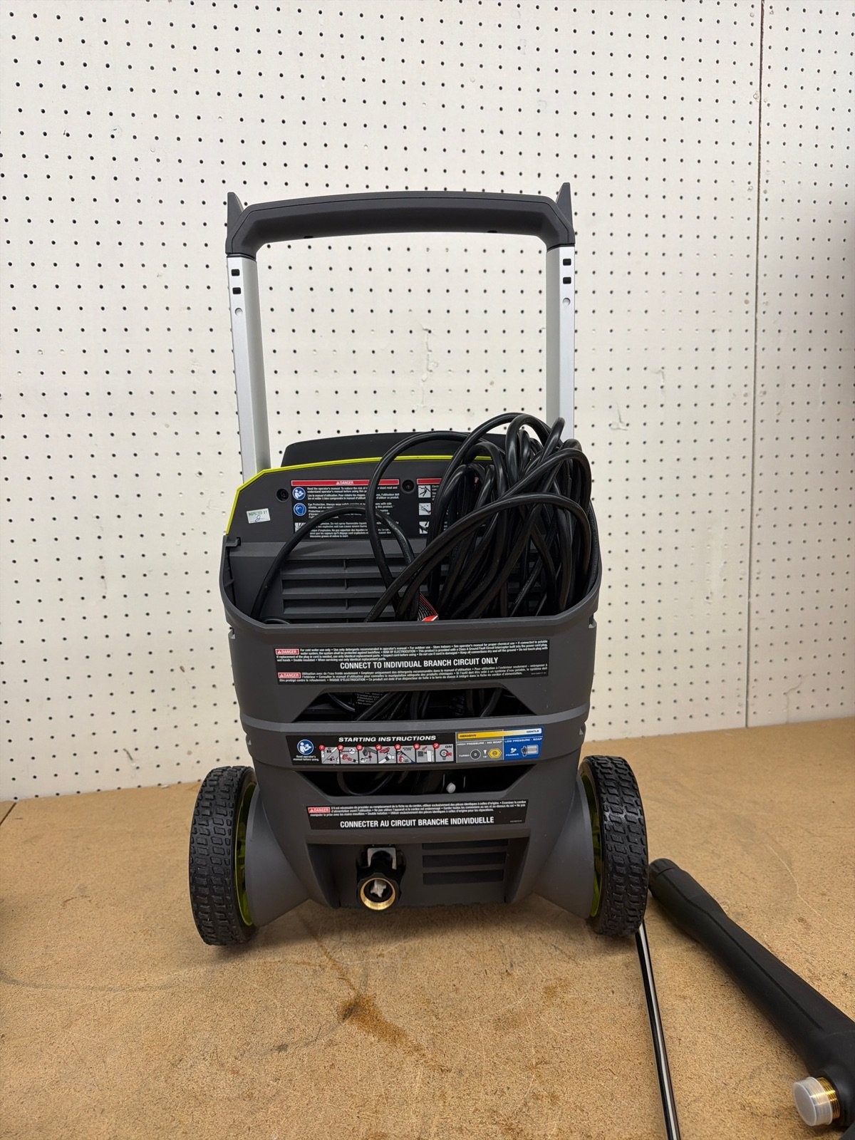 RYOBI 2100 PSI 1.2 GPM Cold Water Electric Pressure Washer MISSING SEE PICS