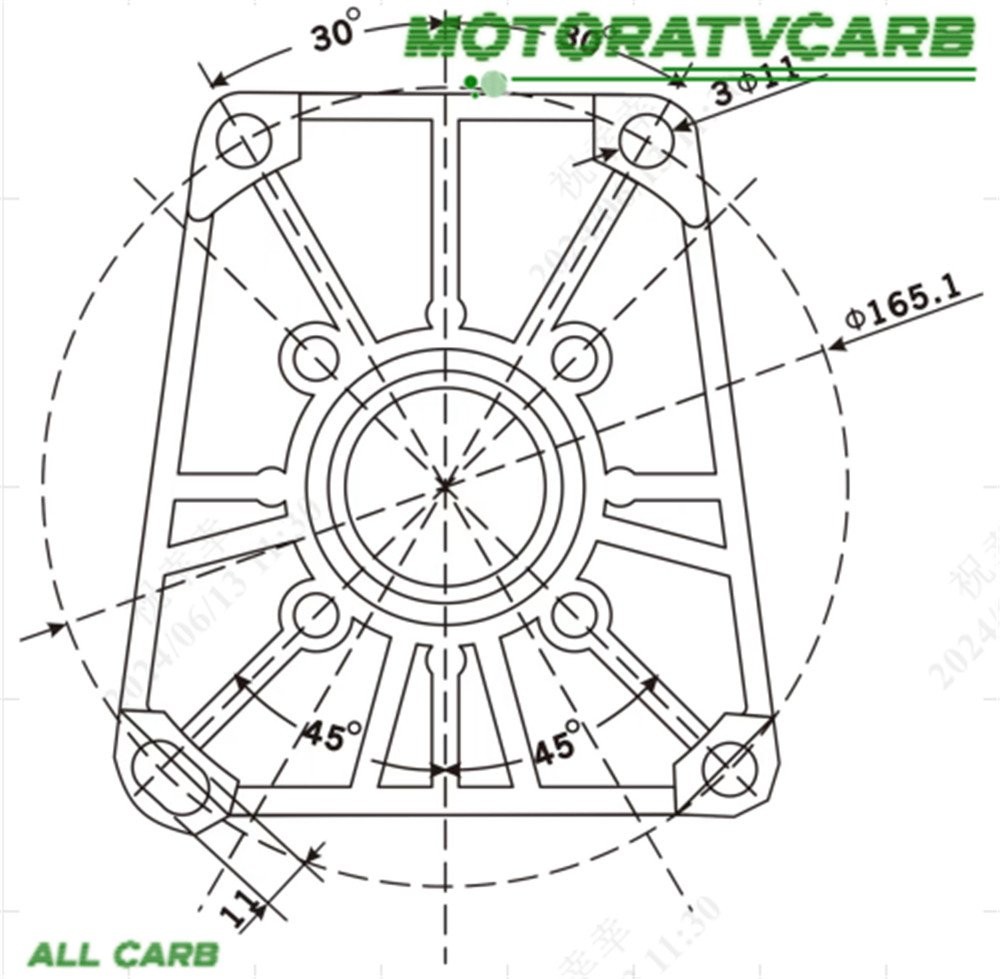 ALL-CARB G: 3000 psi at 4 US gpm, 9hp at 3400rpm 1in Shaft Pressure Washer Pump