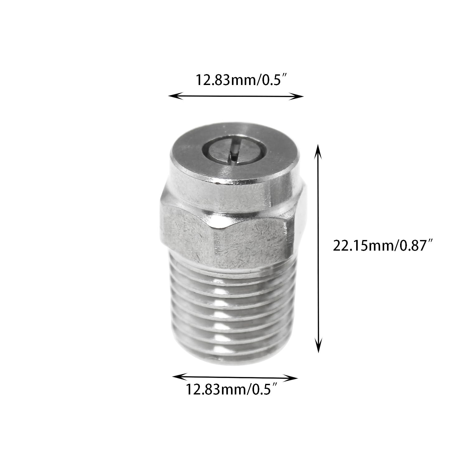 2 PCS Surface Cleaner Tip 25 Degree 4000 PSI 1/4 Inch NPT Female Nozzle