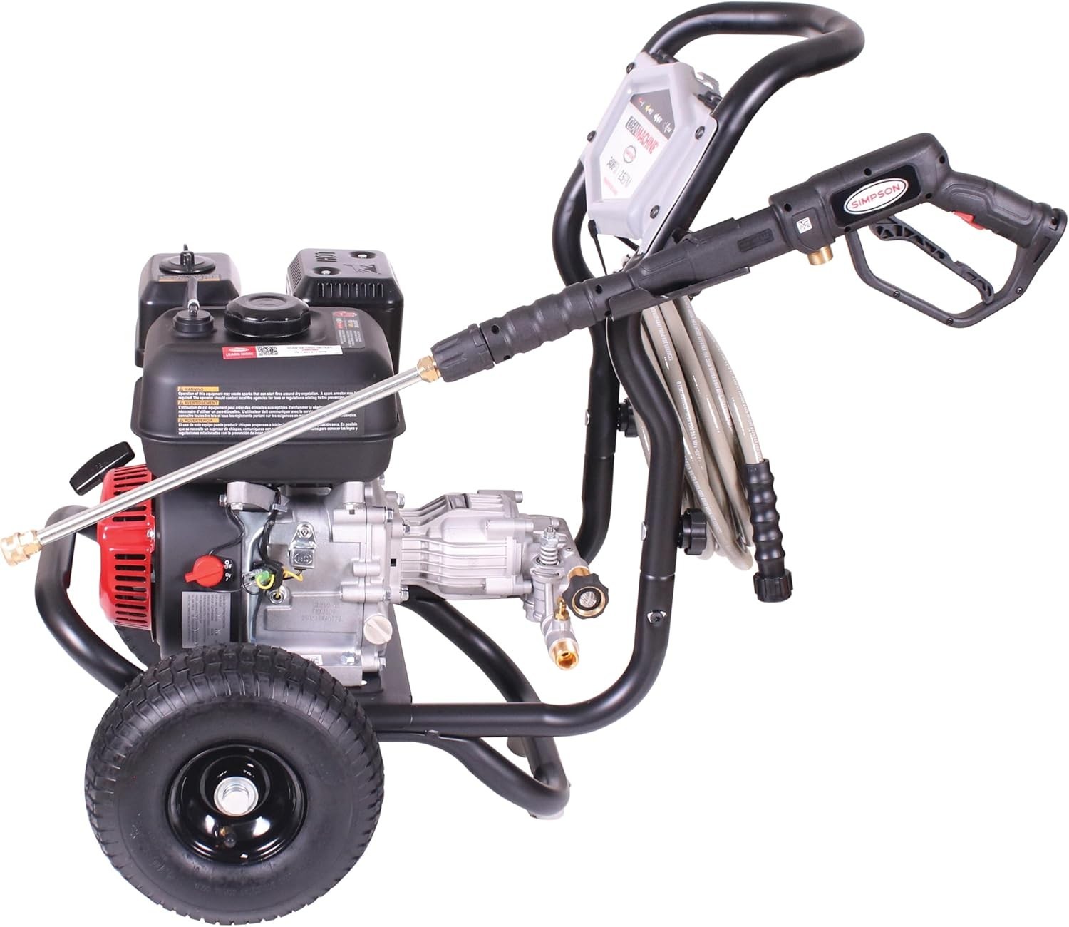 VEVOR 15-Gallon 12-volt Battery Operated Plastic Push Sprayer with Adjustable Sp