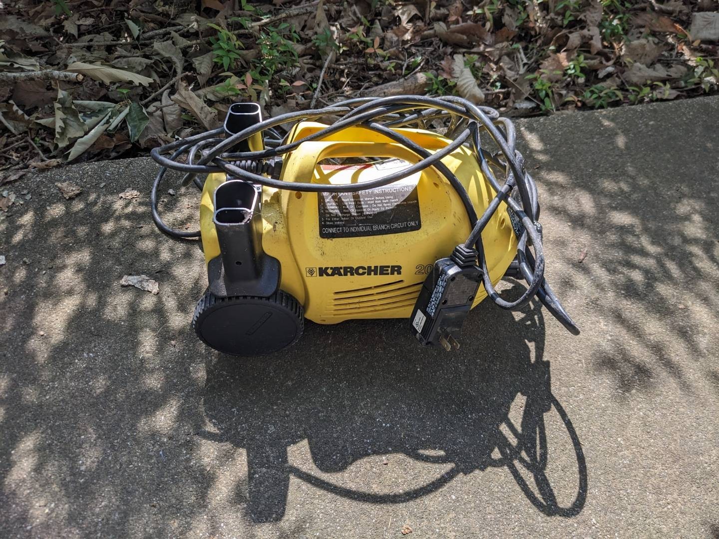 Karcher Model K 205 M Plus high pressure washer
