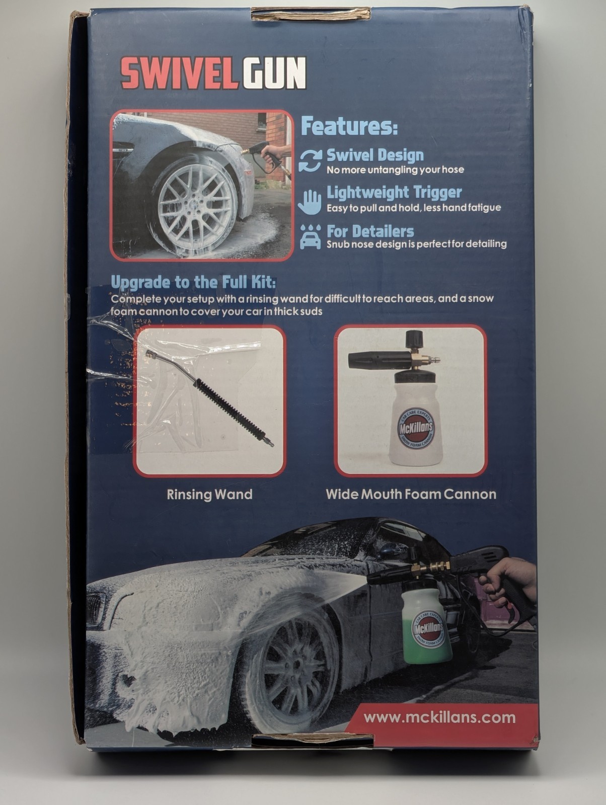 McKillans Swivel Gun Pressure Washer Gun with Swivel Inlet