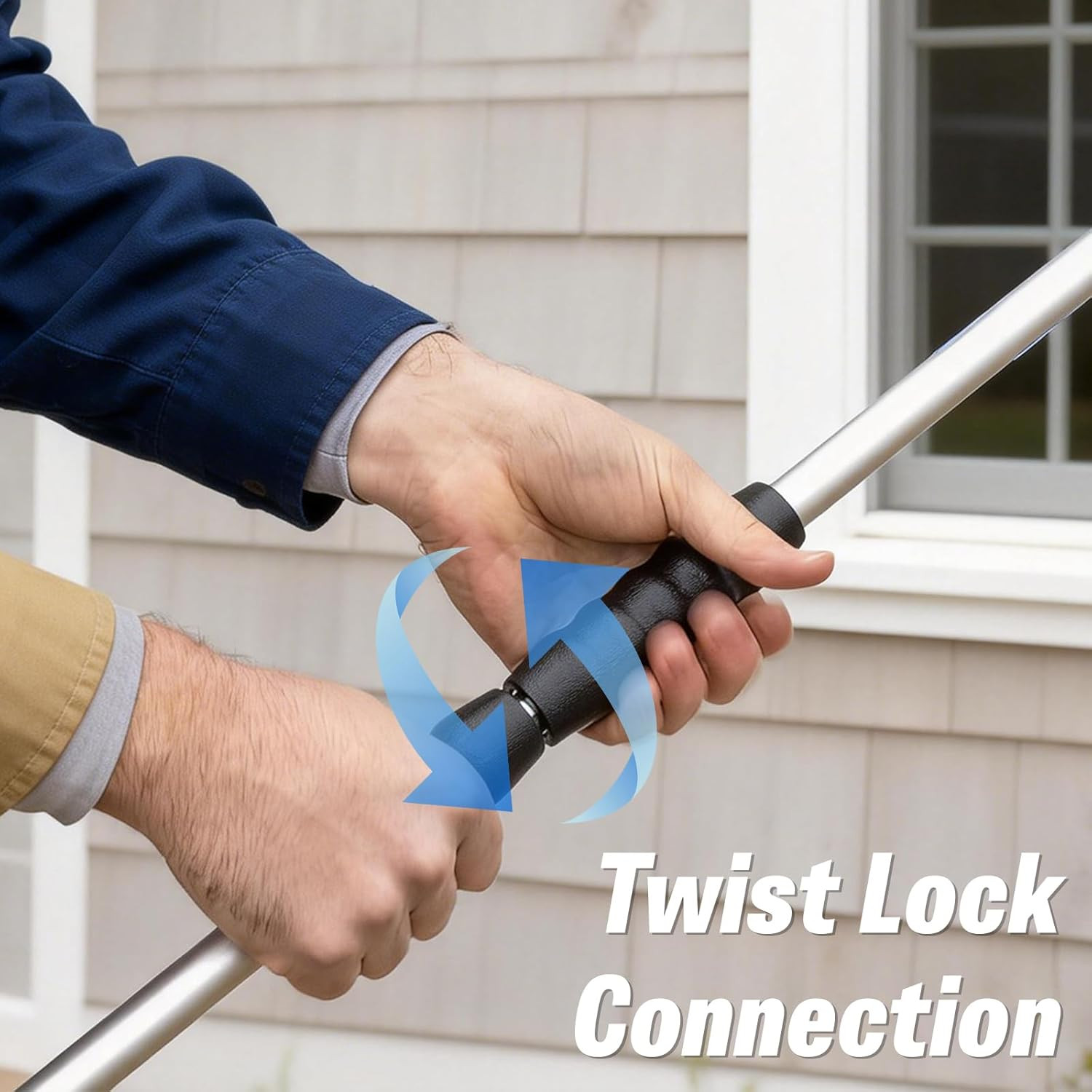 Pressure Washer Extension Wand 9 Ft, Gutter Cleaner Attachment | Max 4000 PSI, P