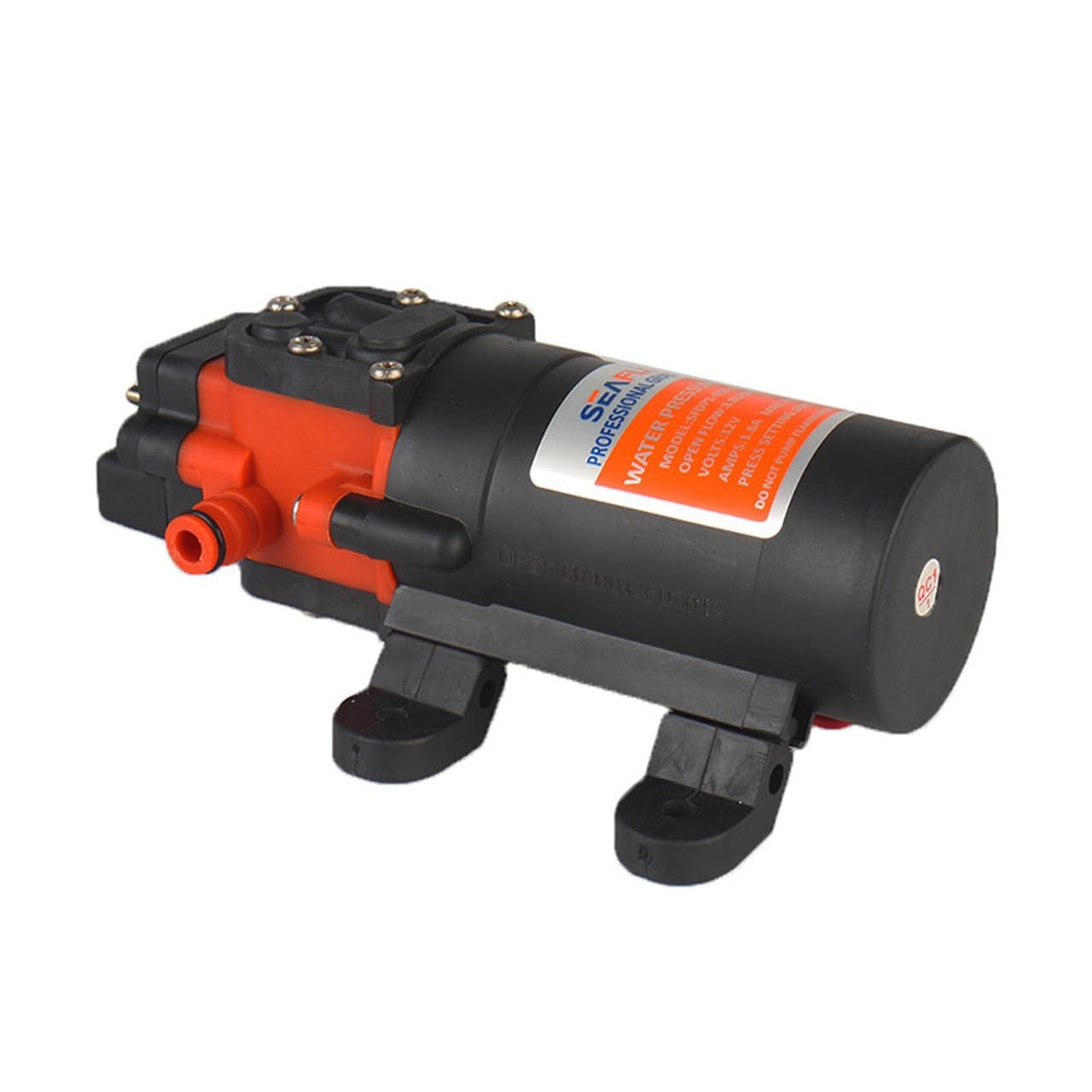 21Series 12V DC Diaphragm Water Pressure Pump 1.1 GPM 80 PSI Marine RV Boat