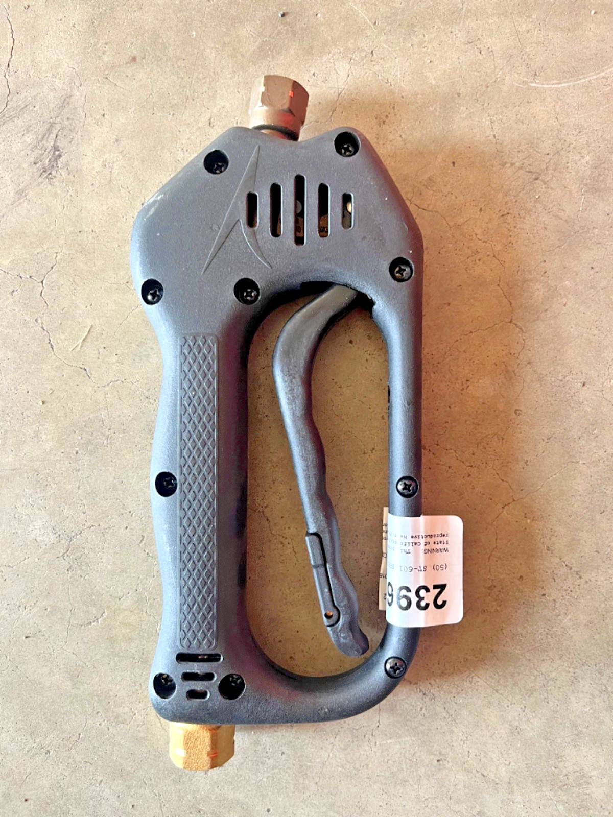 Linear Pressure Washer Straight Handle Trigger Gun 4000 PSI 3/8 Inlet 1/4 Outlet