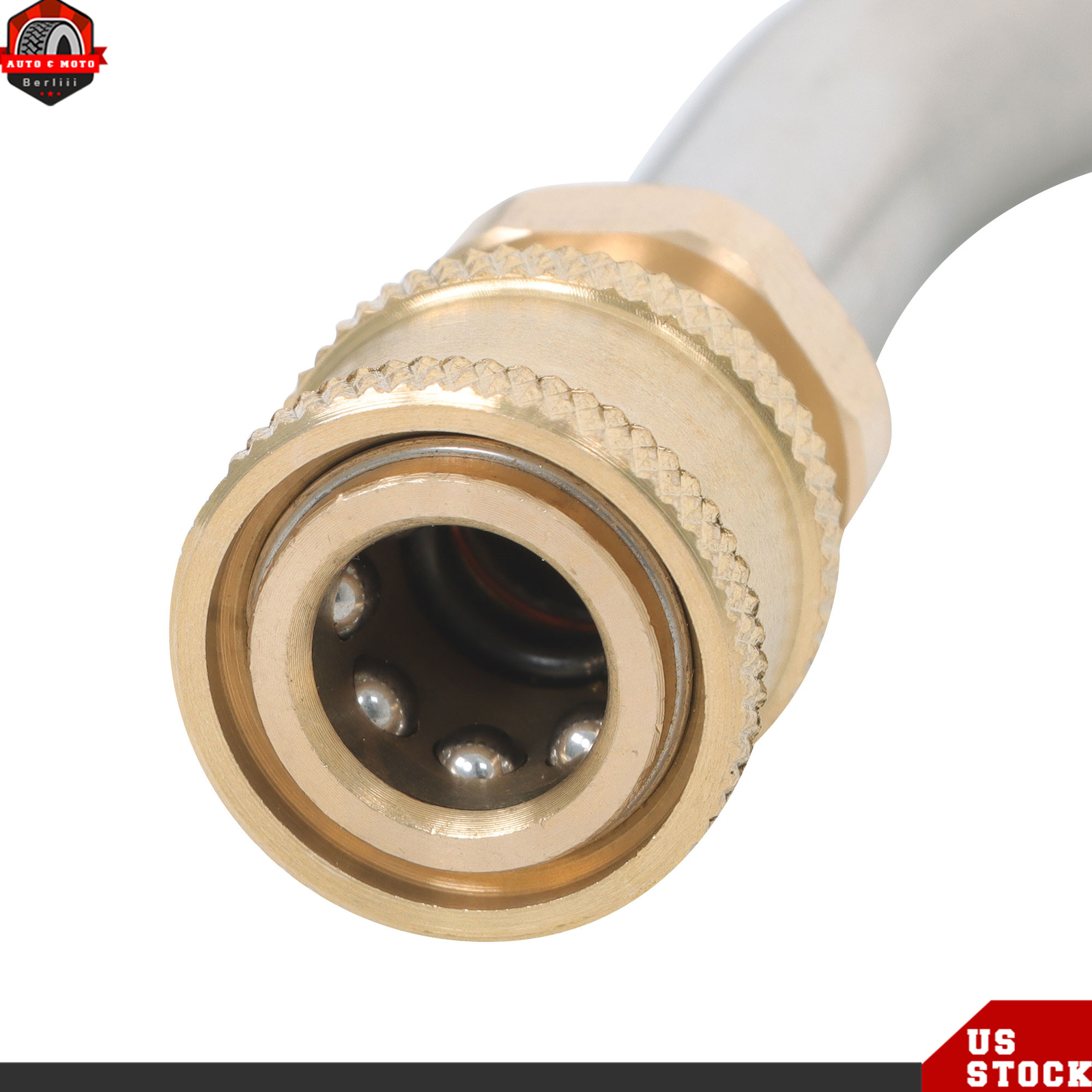 High Pressure Washer Gun Extension Wand Lance Gutter Cleaner Nozzles Kit 4000PSI