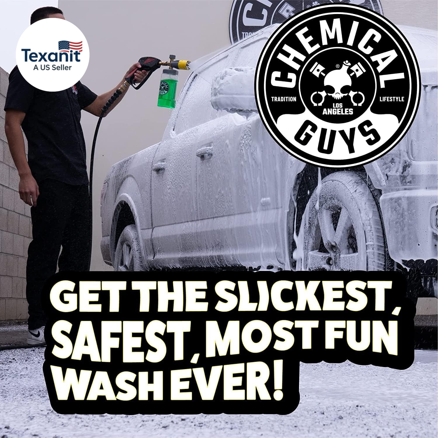 Big Mouth Max Release Foam Cannon – Foam Cannon for Pressure Washer for Car Wash