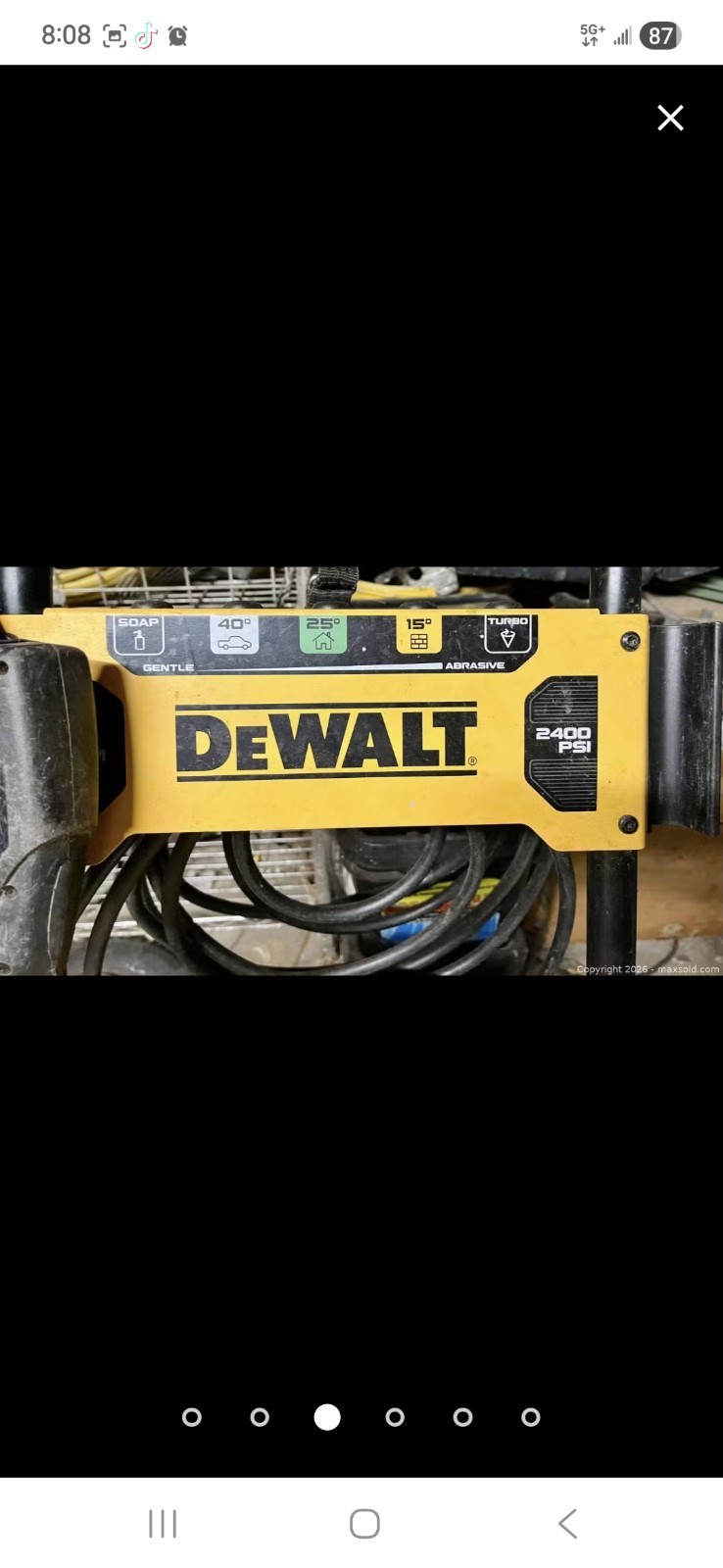 DEWALT DWPW2400R 13 Amp 2400 PSI 1.1 GPM Cold Press Washer Certified