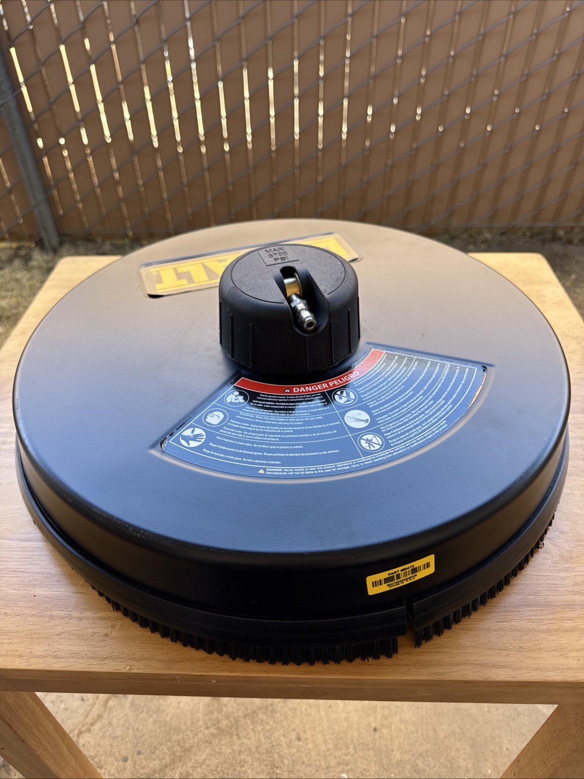 DEWALT DXPA37SC 18″ Surface Cleaner for Pressure Washer Steel Deck 3700 Psi