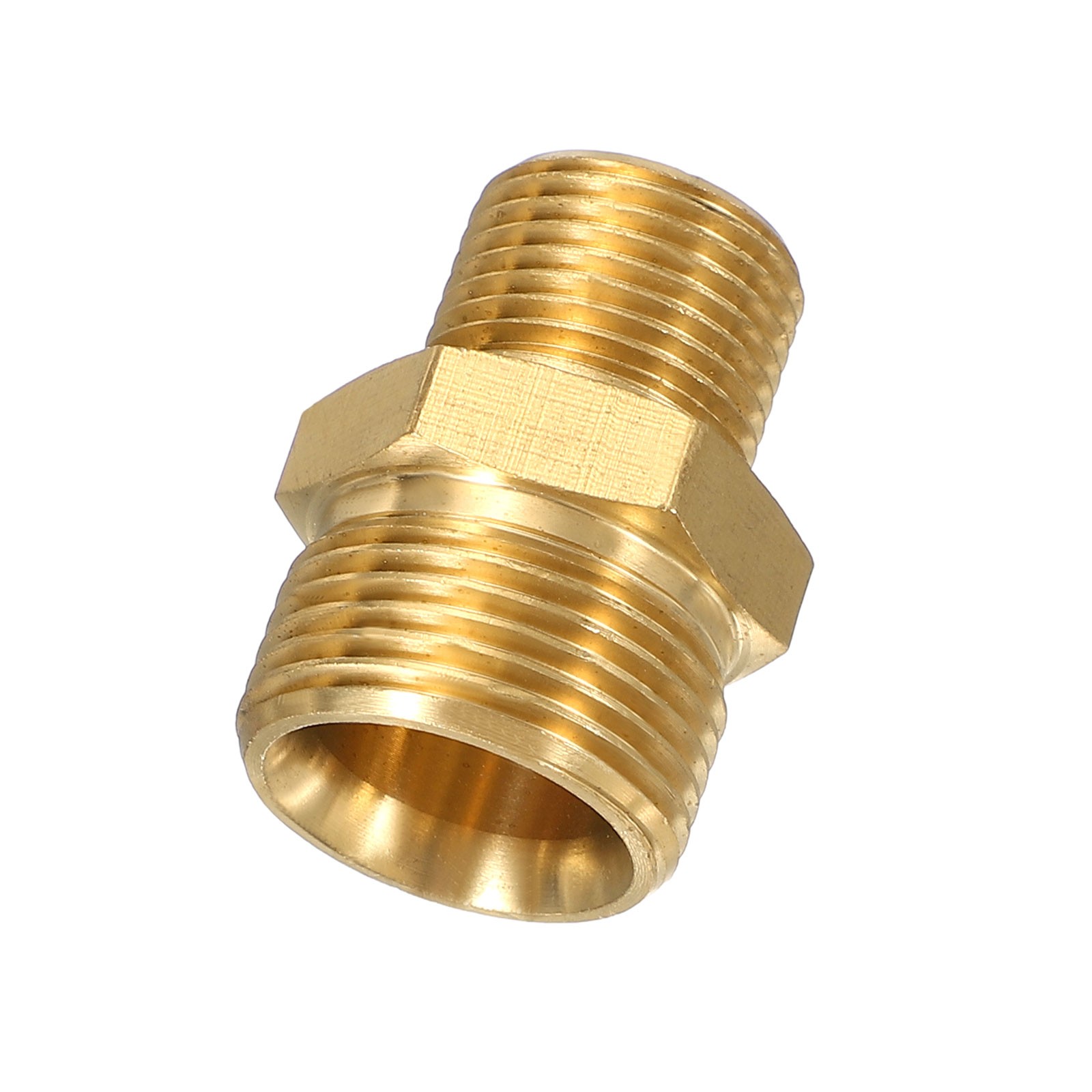 Pressure Washer Connector M22 Male to G3/8 Male Flat 4800PSI Copper