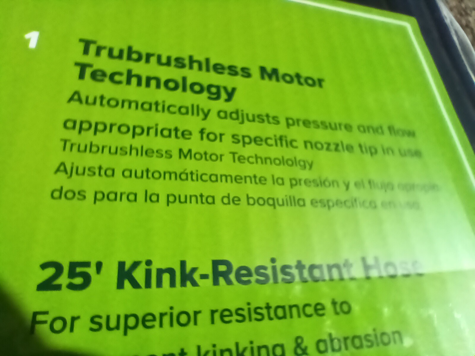 Greenworks Pro 2500 PSI Brushless Electric Pressure Washer GPI 2500 25ft HoseNEW