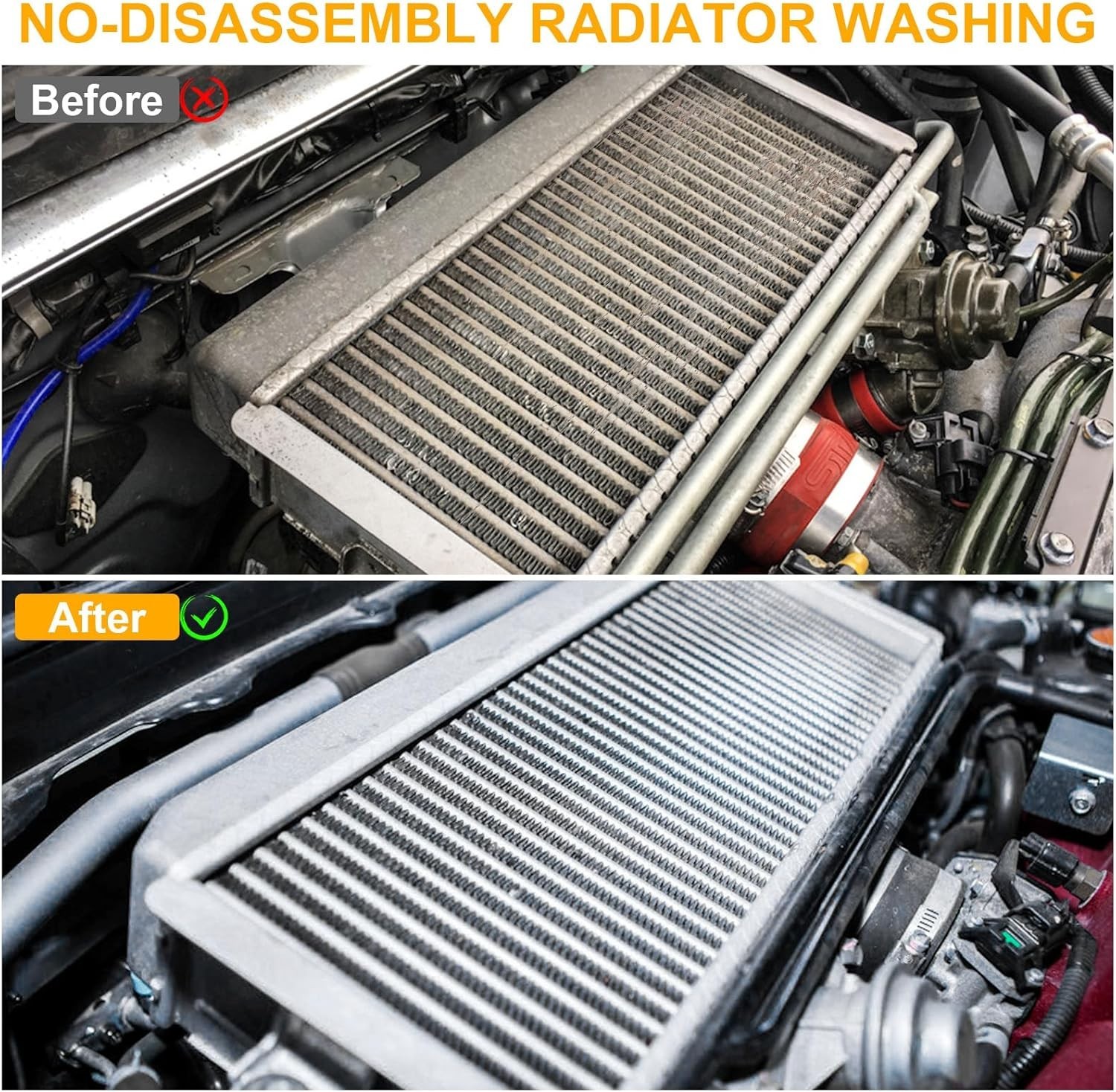 39” Radiator Cleaning Wand, 4500 PSI Stainless Steel Radiator Cleaner Wand w…