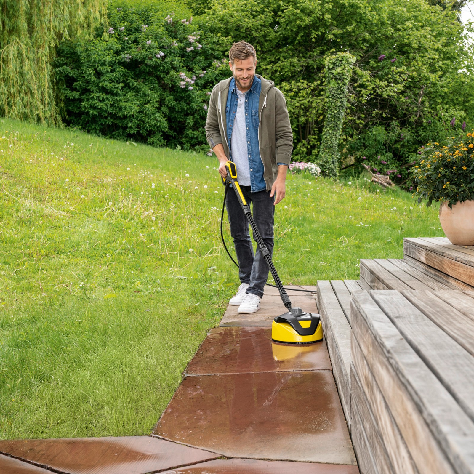 Karcher T 5 T-Racer 2600 PSI Surface Cleaner for Kacher Pressure Washer K 2 to K