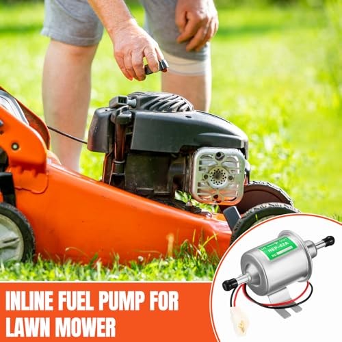 2 Pcs Electric Fuel Pump Kit 12v Universal Low Pressure 4-7 Psi Gas Silvery